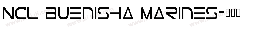 NCL Buenisha Marines字体转换